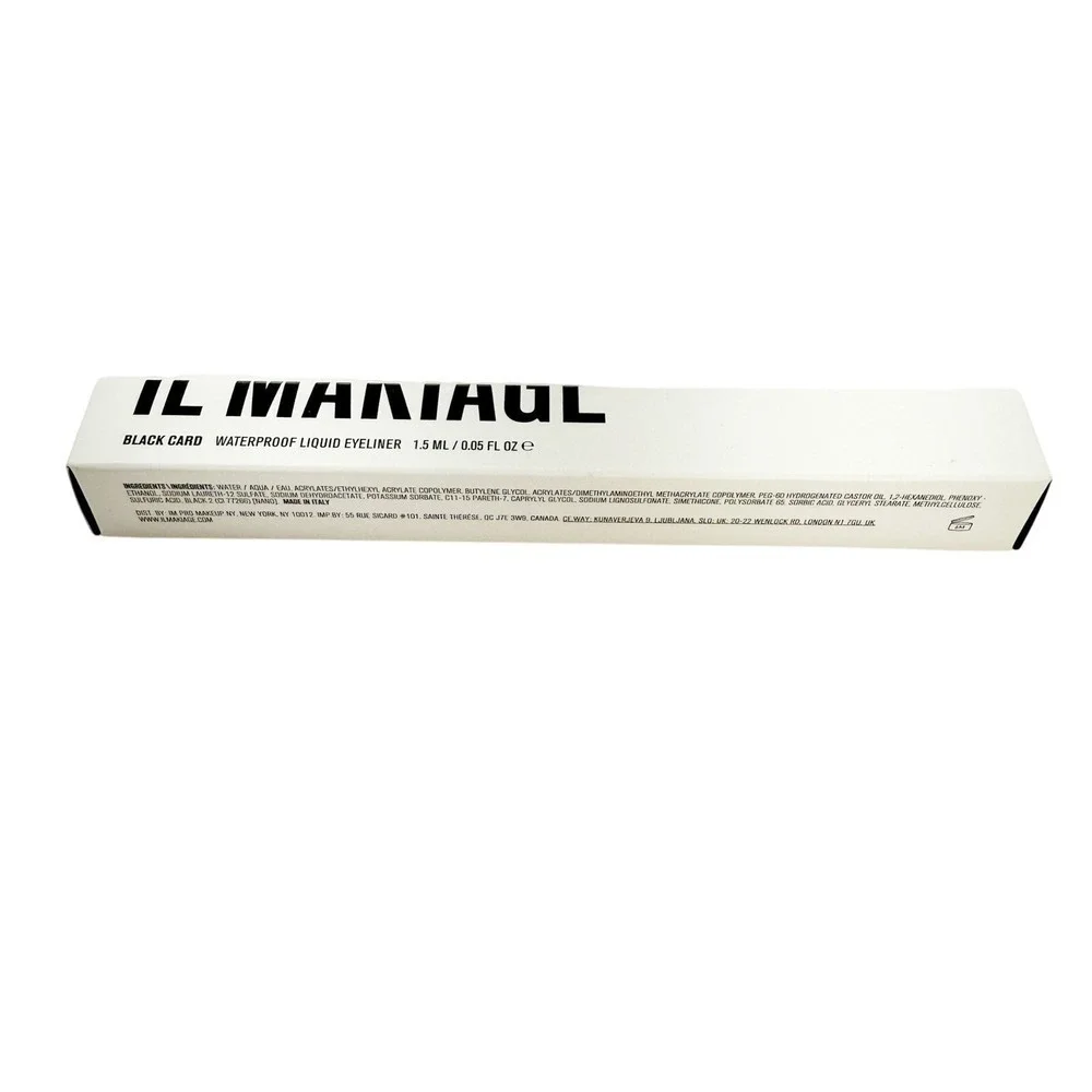 Il Makiage Black Card Waterproof Liquid Eyeliner 1.5ml Felt Tip Black